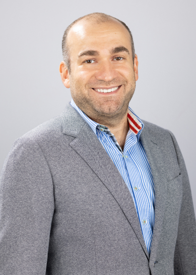 A headshot of Nodar Mirgatia, COO at Zina Flight.